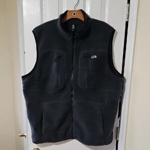 Mountain Hardwear Men's Dark Gray Fleece Vest